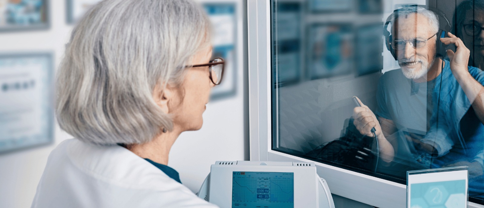 What's Better for You: Hearing Amplifiers or Hearing Aids? | Check-ups | Aanvii Hearing Person comparing hearing amplifiers and hearing aids, with a focus on hearing check-ups — Aanvii Hearing..